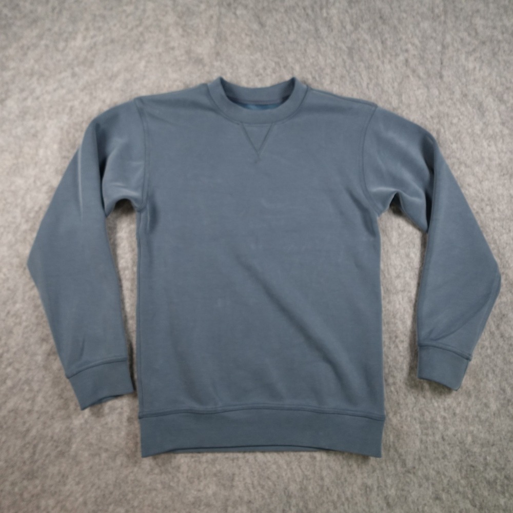Lululemon Sweatshirt Womens XS/S Iron Blue All Yours Crew Neck Sandwash Pullover